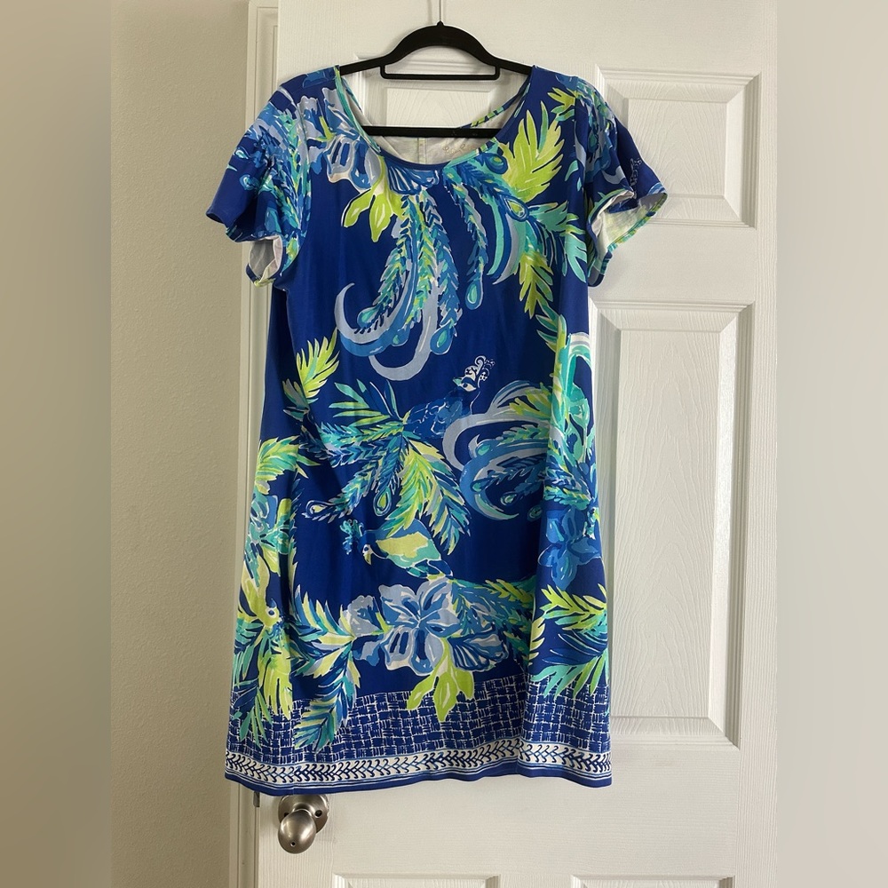 Lilly Pulitzer Marah Dress in Peacock Nest To Nothing size XL